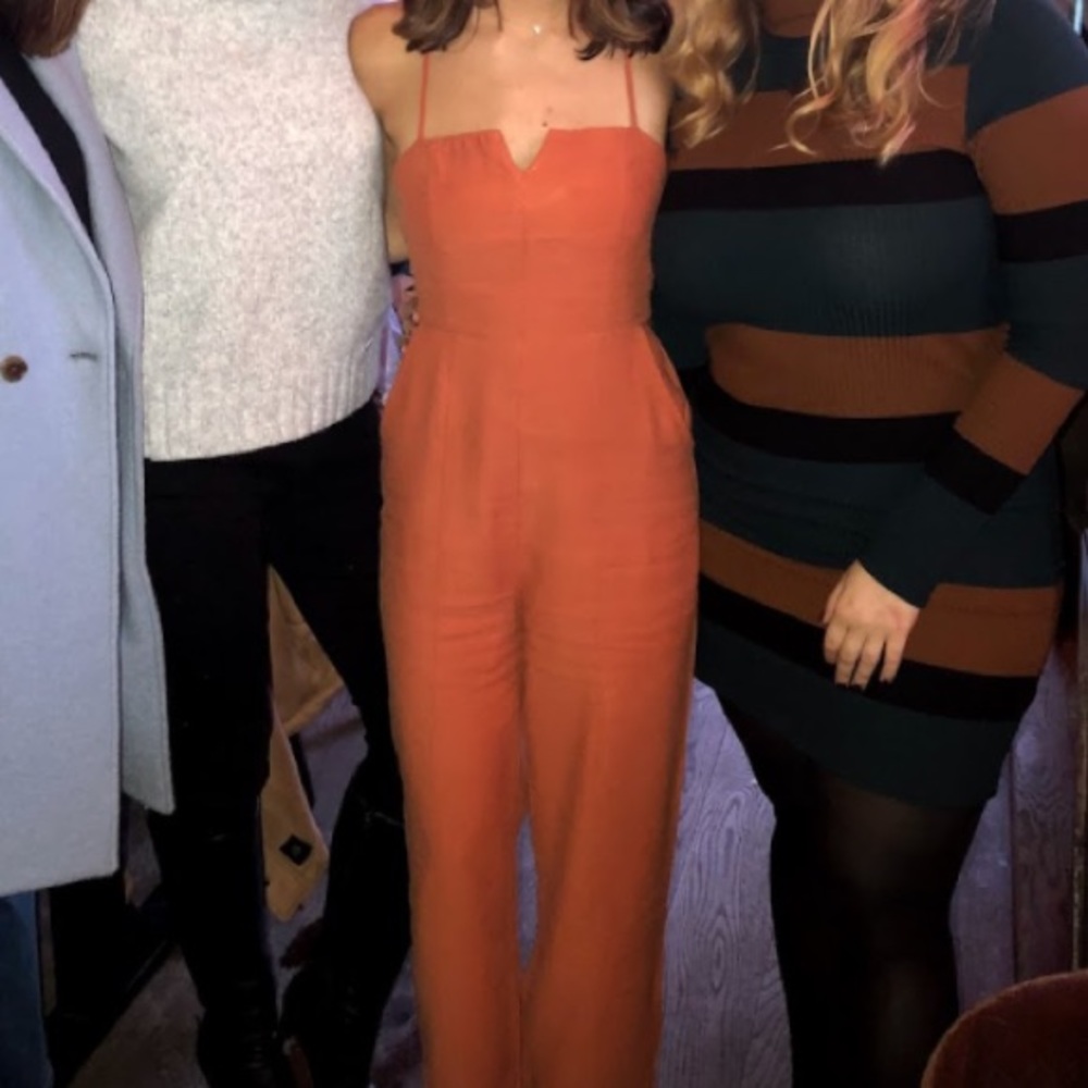 Burnt Orange Jumpsuit - image 1